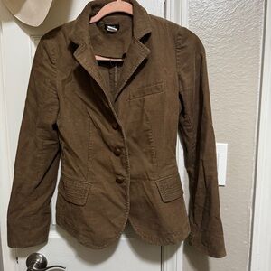 J.Crew Tan Corduroy Blazer 100% cotton